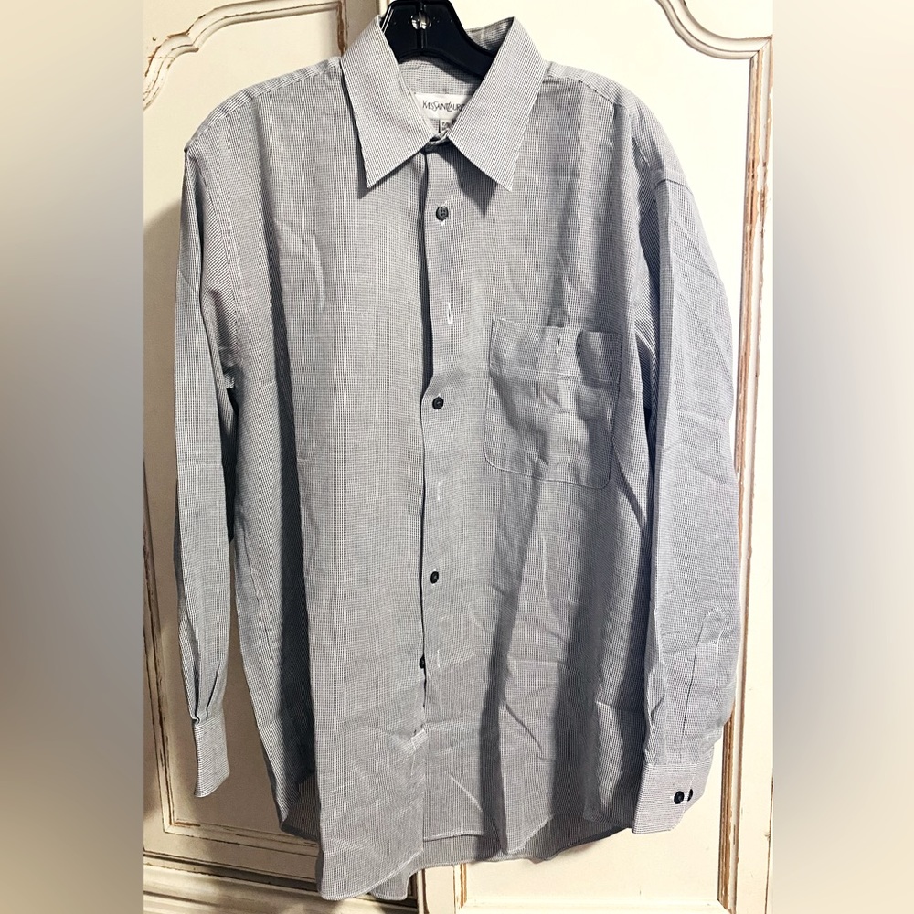Vintage Yves Saint Laurent Men’s button dress shirt